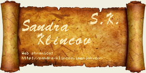 Sandra Klincov vizit kartica